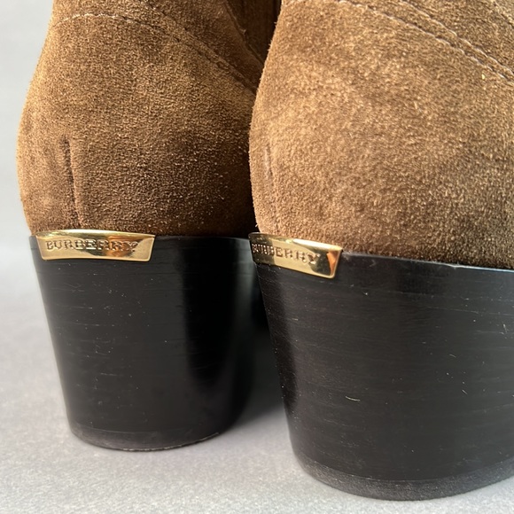 Burberry Coletta ankle boots suede western excellent condition. Size 38.5 - Picture 12 of 12